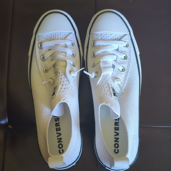 Converse All Star Shoreline Knit Sneakers, Size 8.5, White - Picture 1 of 3